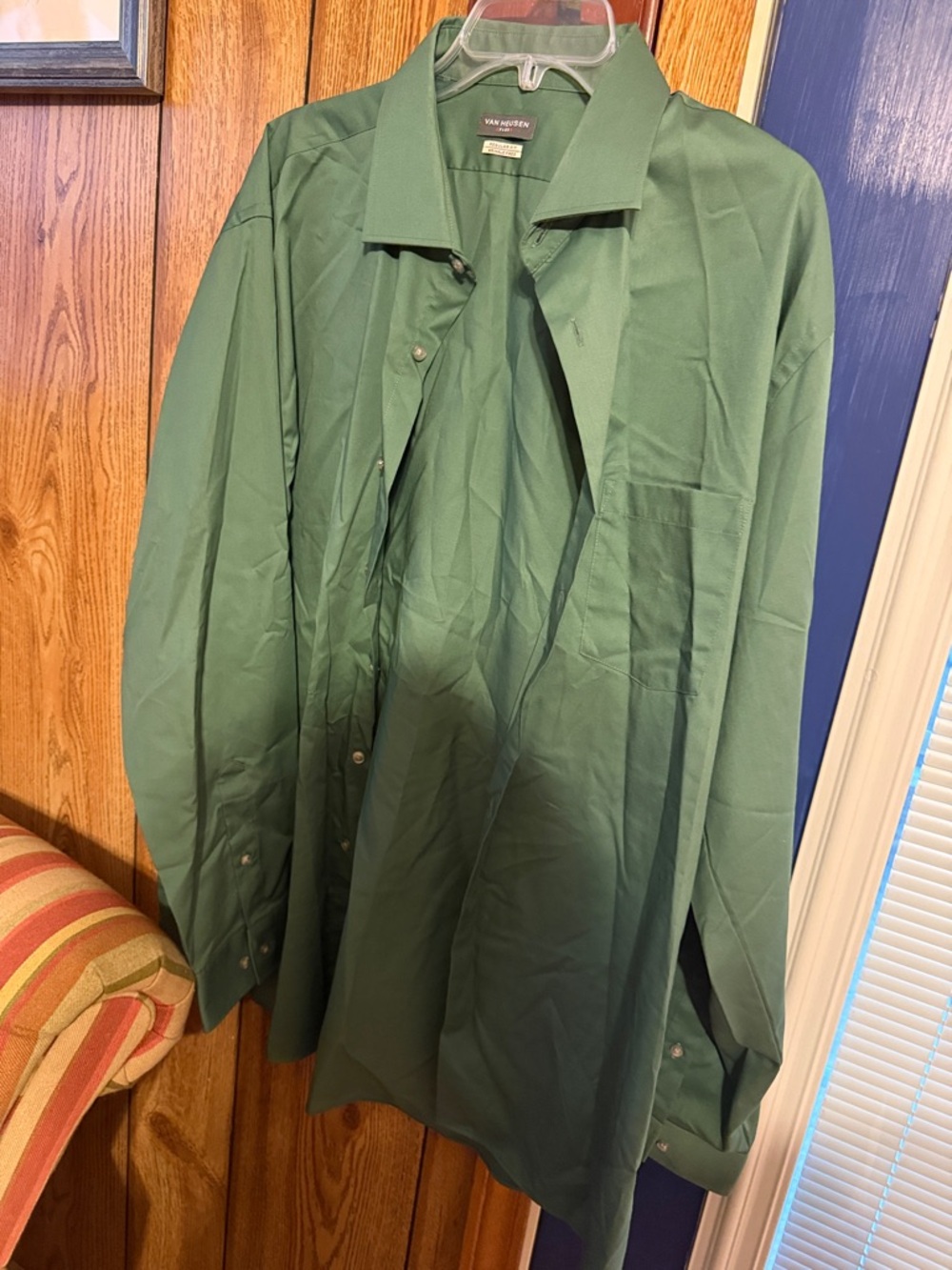 Van Heusen Dark Green Classic Dress Shirt
